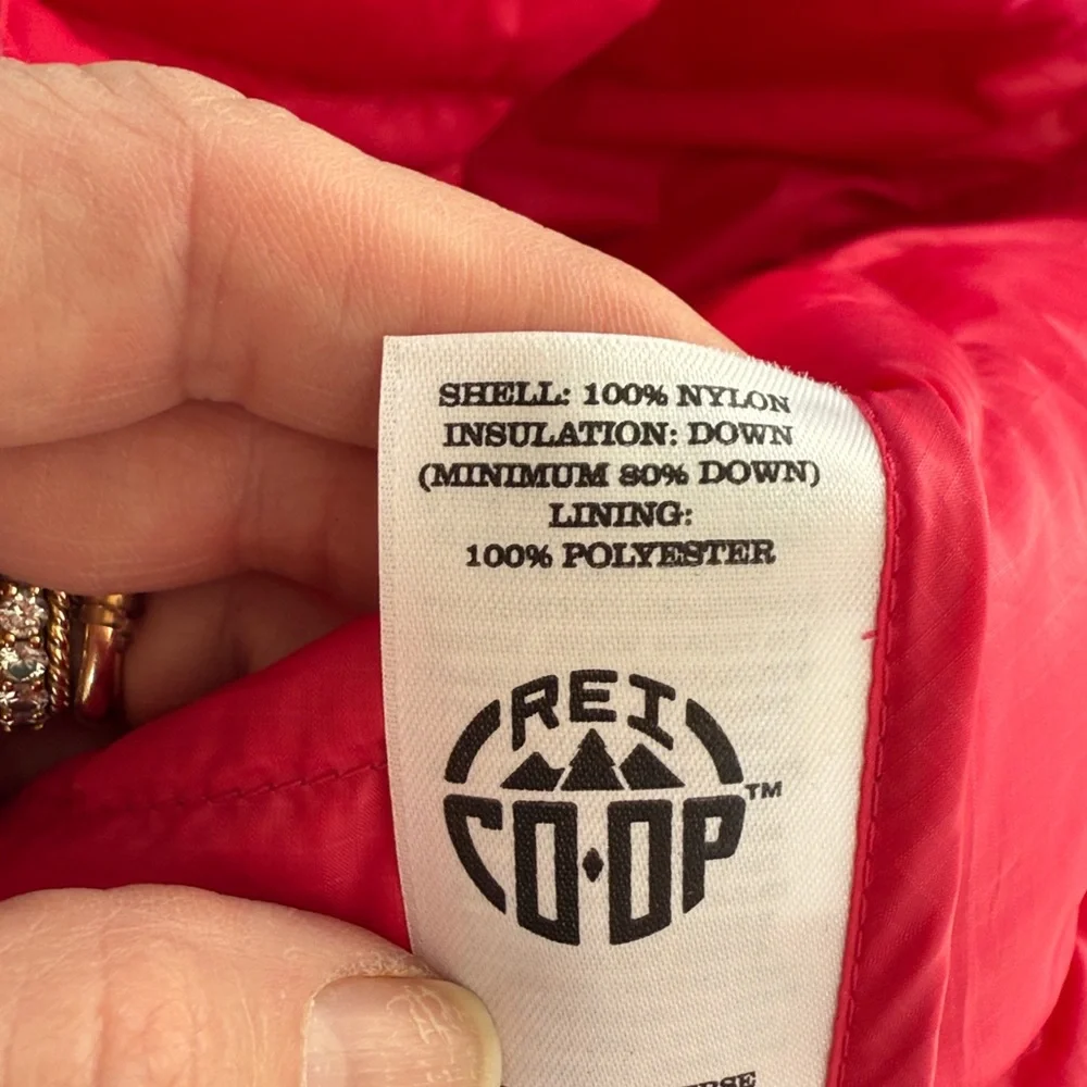 REI Co-op Pink Lightweight Down Puffer Vest
Size Small - Picture 11 of 12